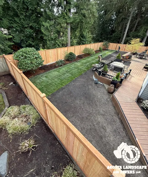 Retaining Wall & Fencing Project